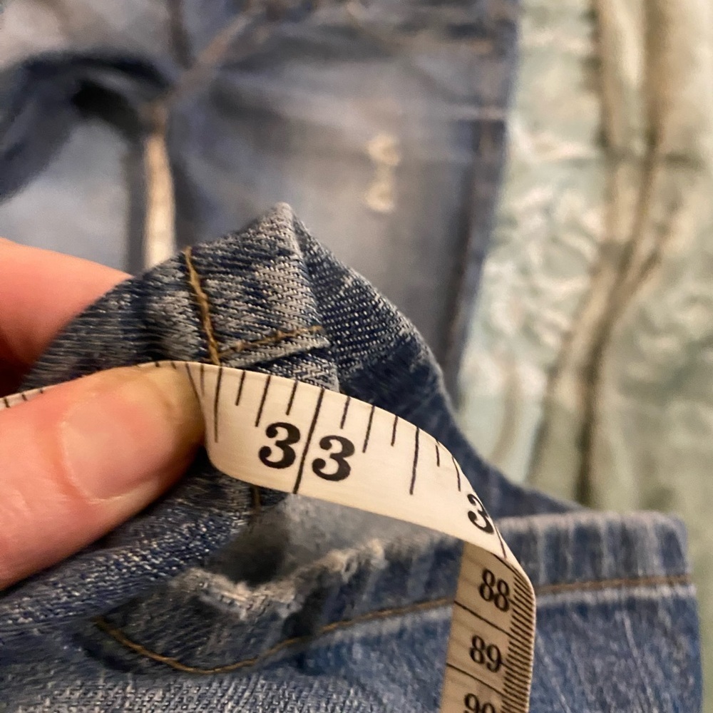 Guess Jeans Ultra Low Rise Scarlet Straight Size 25 or 0 - Picture 8 of 9